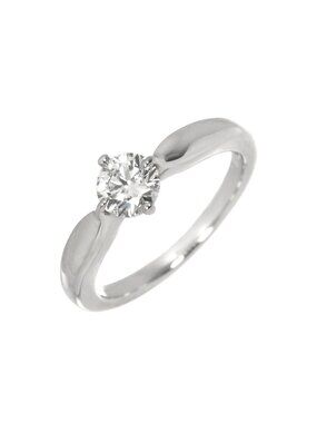 Bvlgari Diamond Ring Pt Platinum